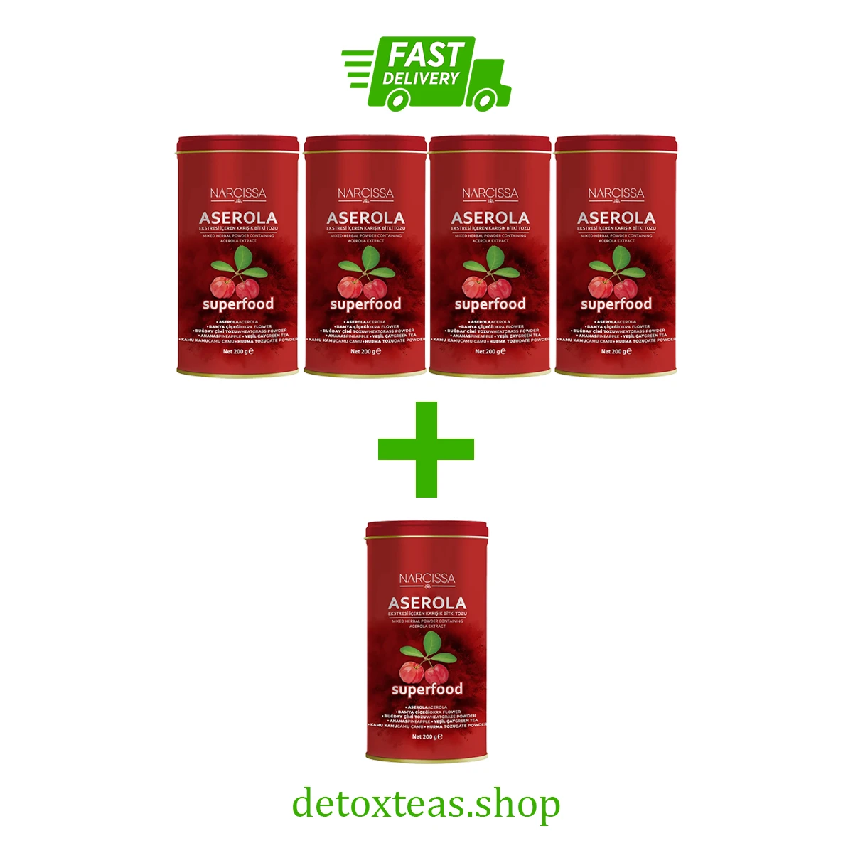 Narcissa Acerola Tea – Buy 4 Get 1 Free